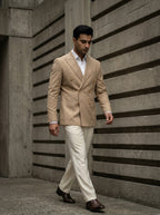 Mark one camel color blazer