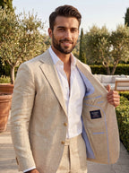 Cream Linen Suit | Lightweight Summer Blazer & Trousers Set