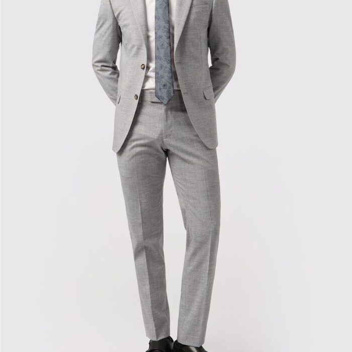 mark one double breasted two piece dark pale grey suit