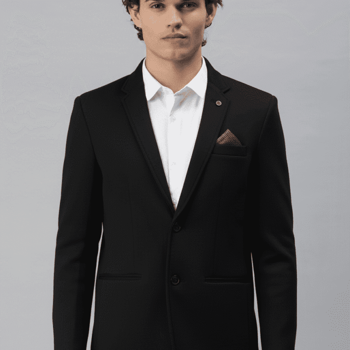 Mark one Black woolen blazer