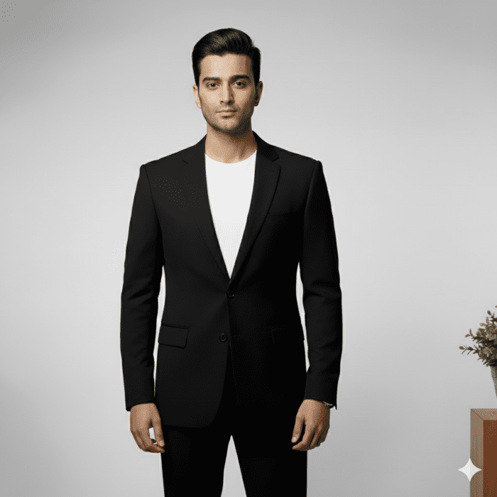 Mark one casual blazer - BLACK