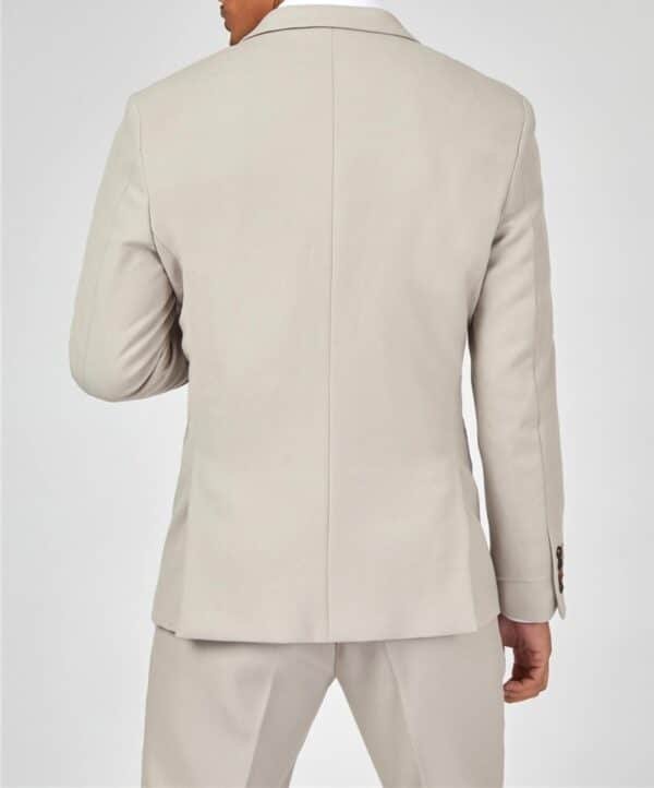 Stone grey Suit - Single breast two button - Image 2