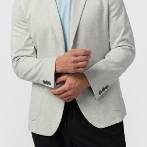 Light Grey Blazer - Single breast two button