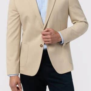 Oatmeal fone Blazer - Single breast two button