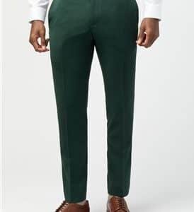 Tailored Fit Deeo green formal pants