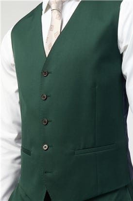 Deep Green Texture Suit - Single Breast Two button - Image 5