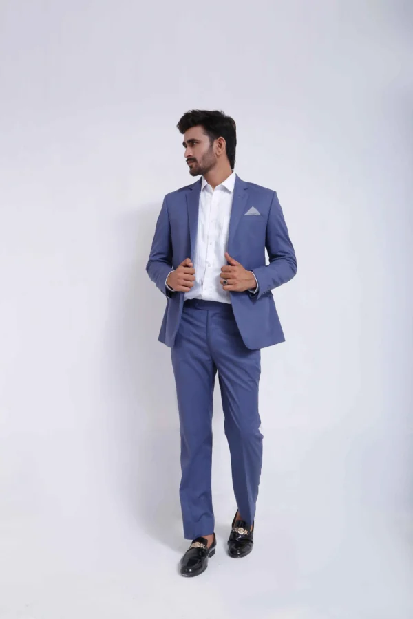 Ink blue suit - Single breast two button - Image 2