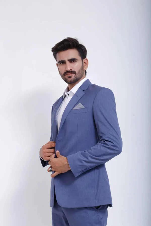 Ink blue suit - Single breast two button - Image 5