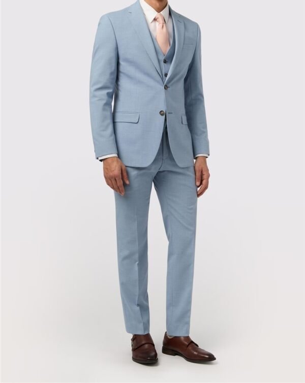Montrose Cloud Blue Suit - Single breast two button - Image 3