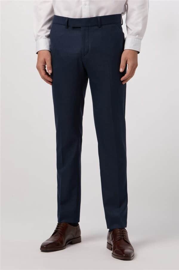 Tailored Fit Navy blue formal pants