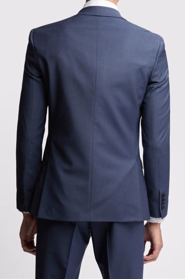 Slim Fit ink Blue Suit - Single breast two button - Image 3