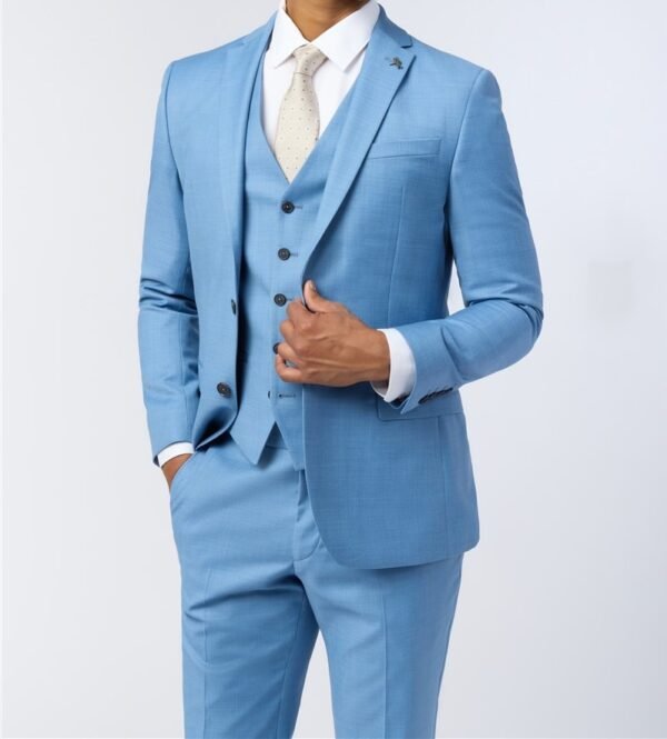 Light blue suit - Single breast two button - Image 2