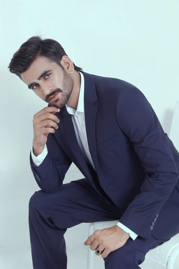 Navy blue suit - Single breast two button - Image 3