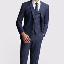 mark one shiny blue suit